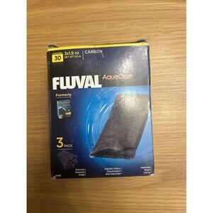 FLUVAL AQUACLEAR 50/200 ACTIVATED CARBON 3 PK 3 MONTHS CLEAN WATER A1384